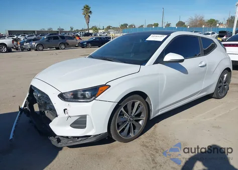 2020 Hyundai Veloster 2.0 Premium z USA, uszkodzony, nr VIN KMHTG6AF2LU028731